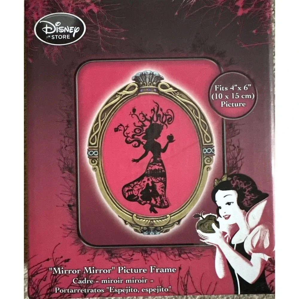 Disney Store Snow White Evil Queen Magic Mirror Photo Frame Statue 4